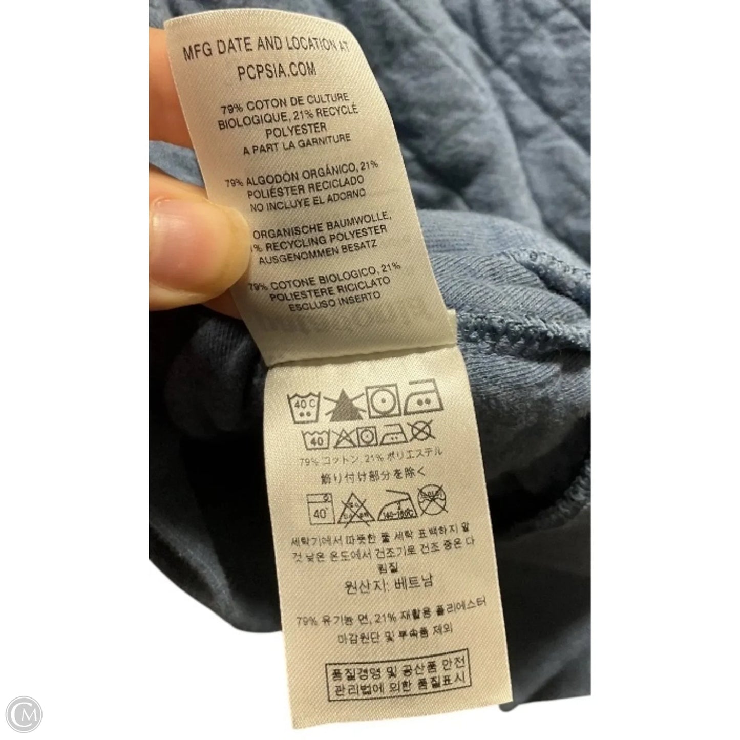 Sweatshirt Crewneck By Patagonia In Blue, Size: M