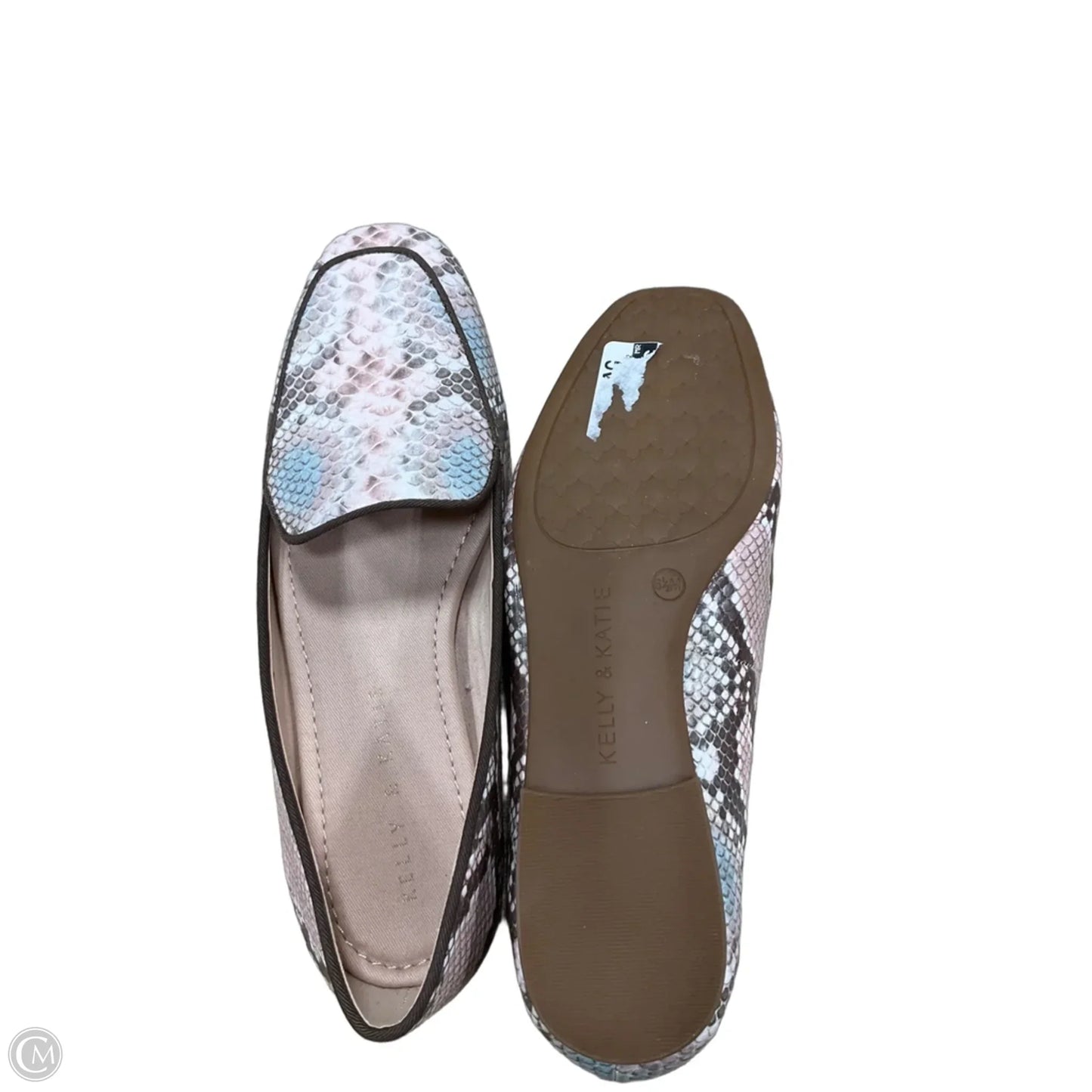 Shoes Flats By Kelly And Katie In Snakeskin Print, Size: 6.5