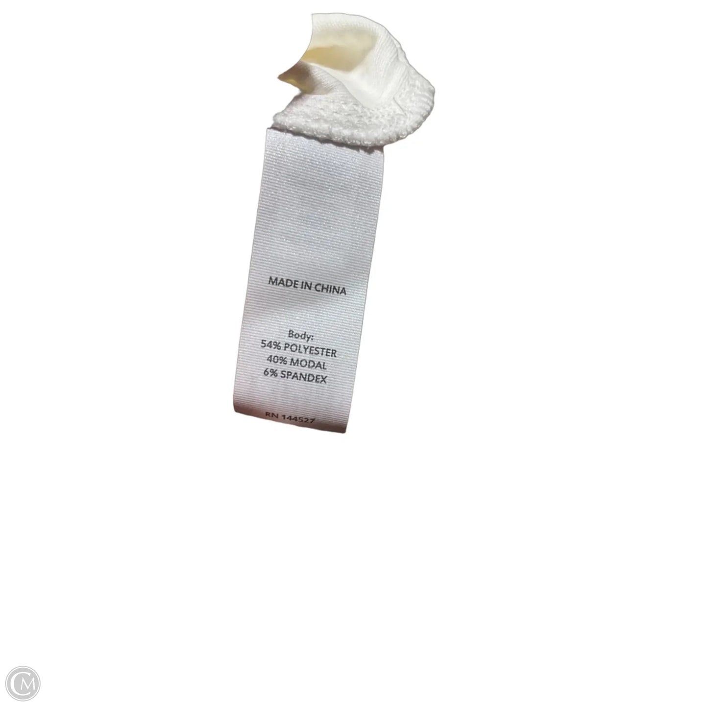 Sweatshirt Collar By Not Your Daughters Jeans In Cream, Size: L