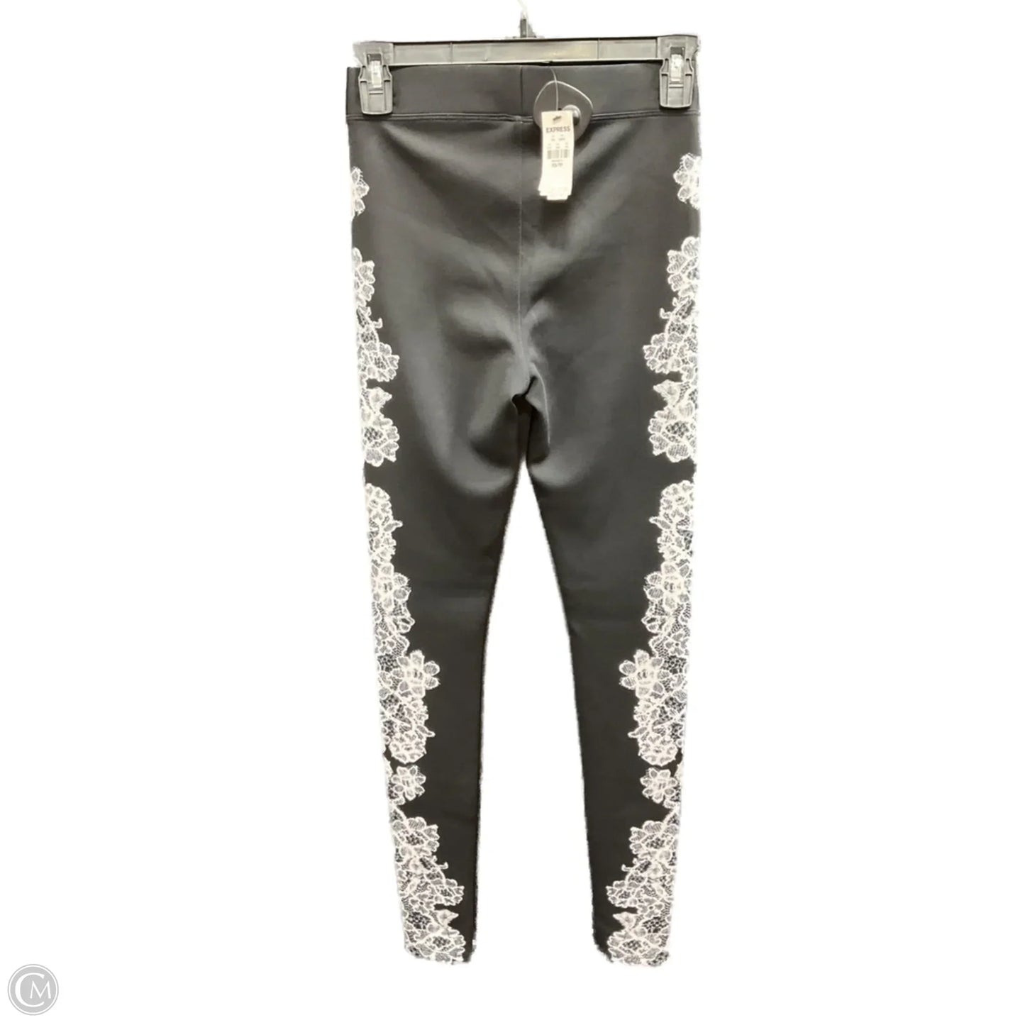 Pants Leggings By Express In Floral Print, Size: Xs
