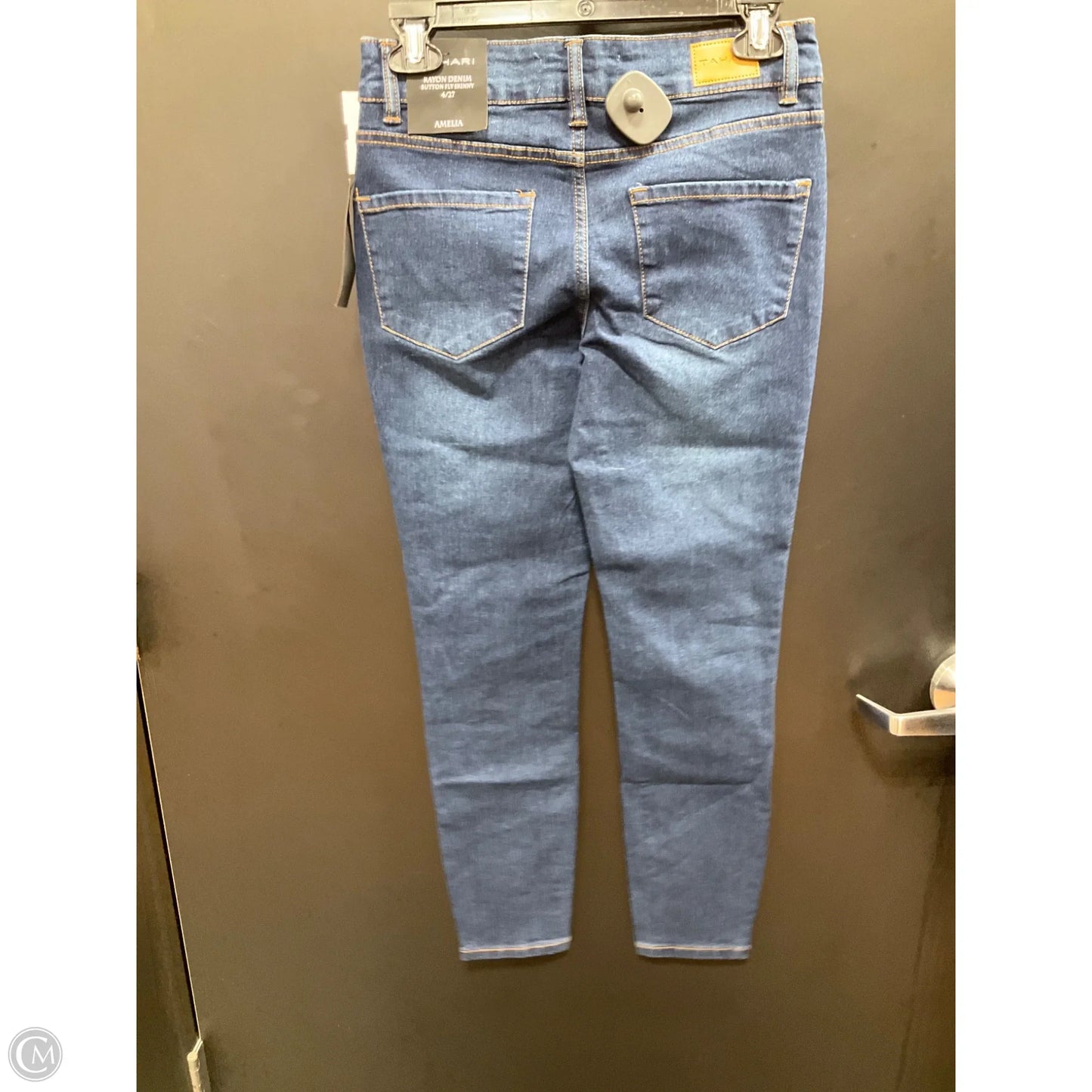 Jeans Skinny By Tahari By Arthur Levine In Blue Denim, Size: 4