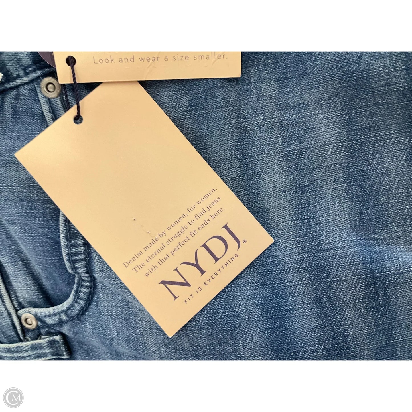 Jeans Flared By Not Your Daughters Jeans In Blue Denim, Size: 6