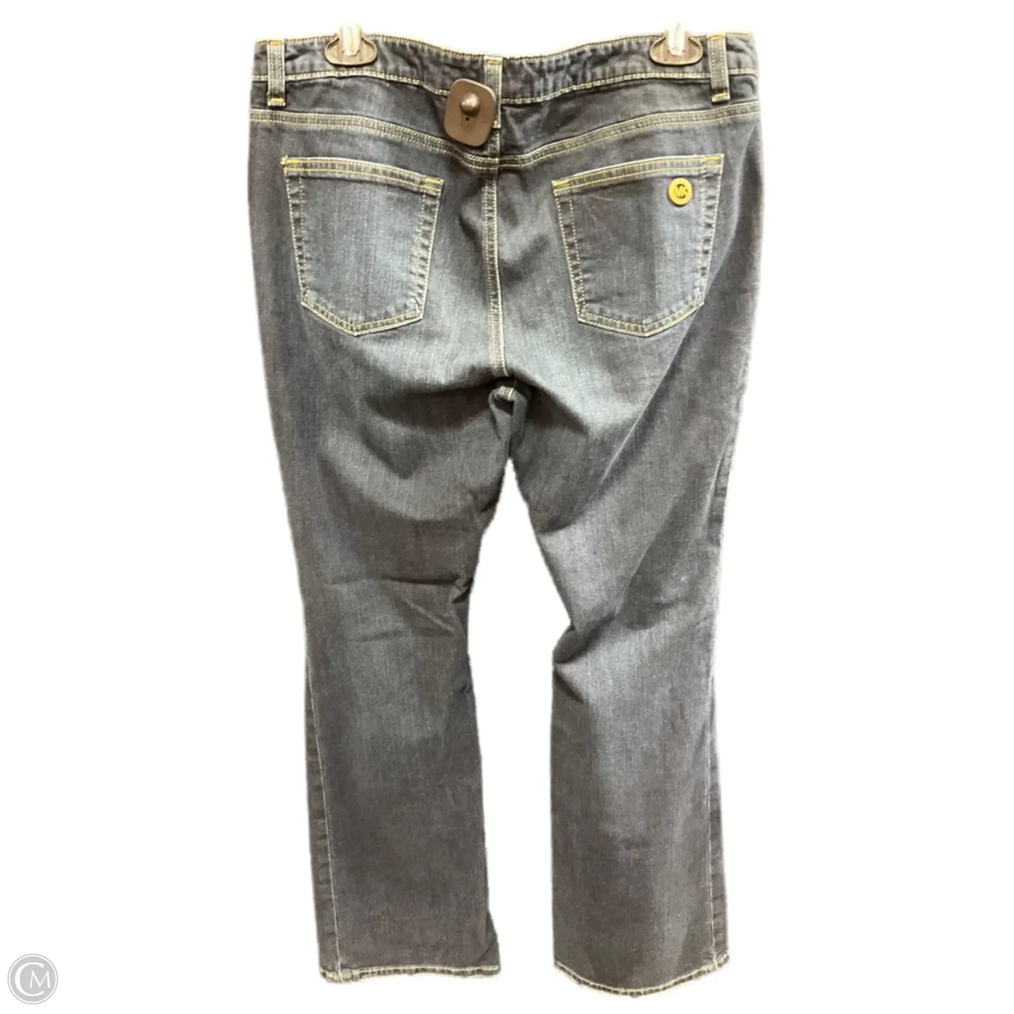 Jeans Boot Cut By Michael By Michael Kors In Blue Denim, Size: 12