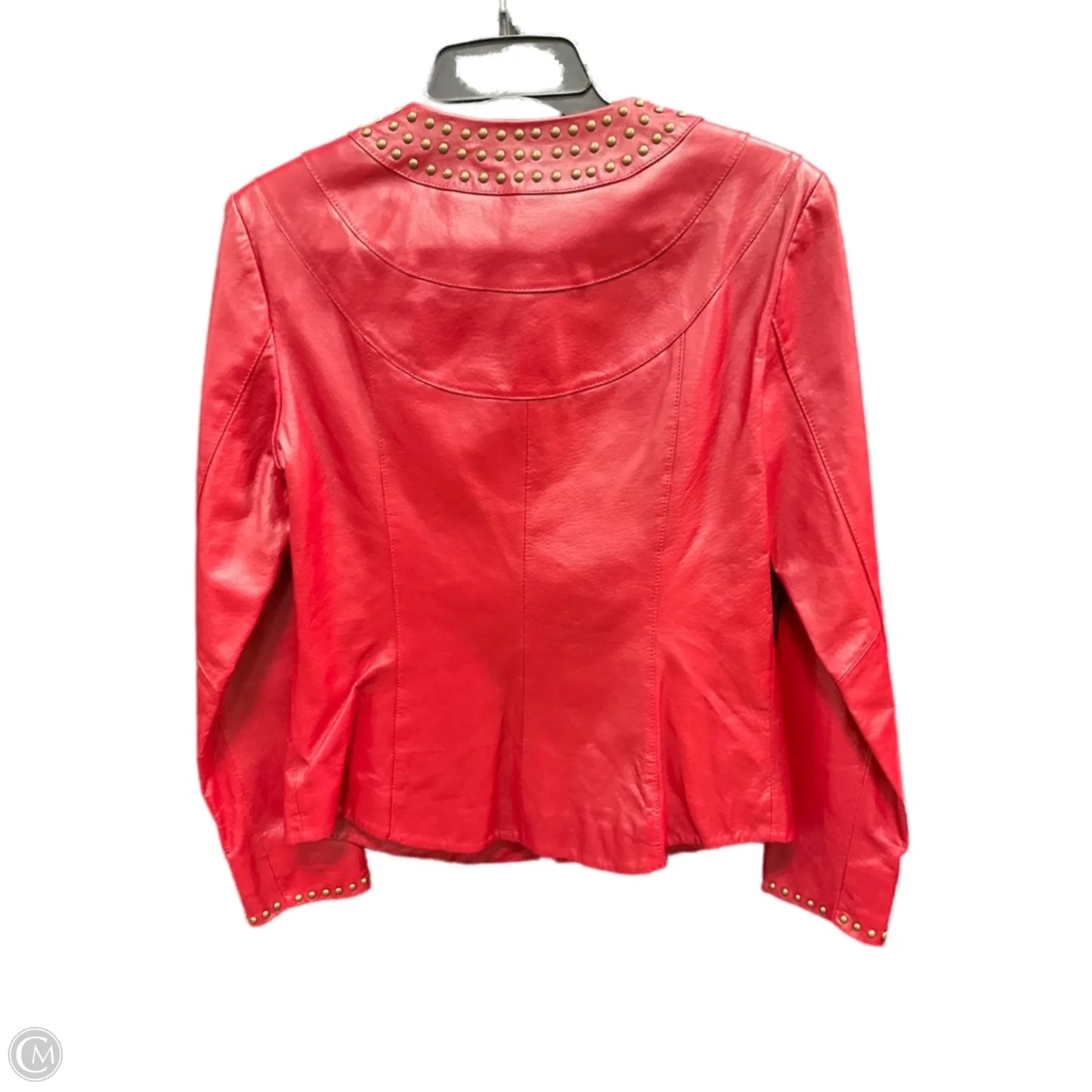 Jacket Leather By Pamela Mccoy In Red, Size: Xs
