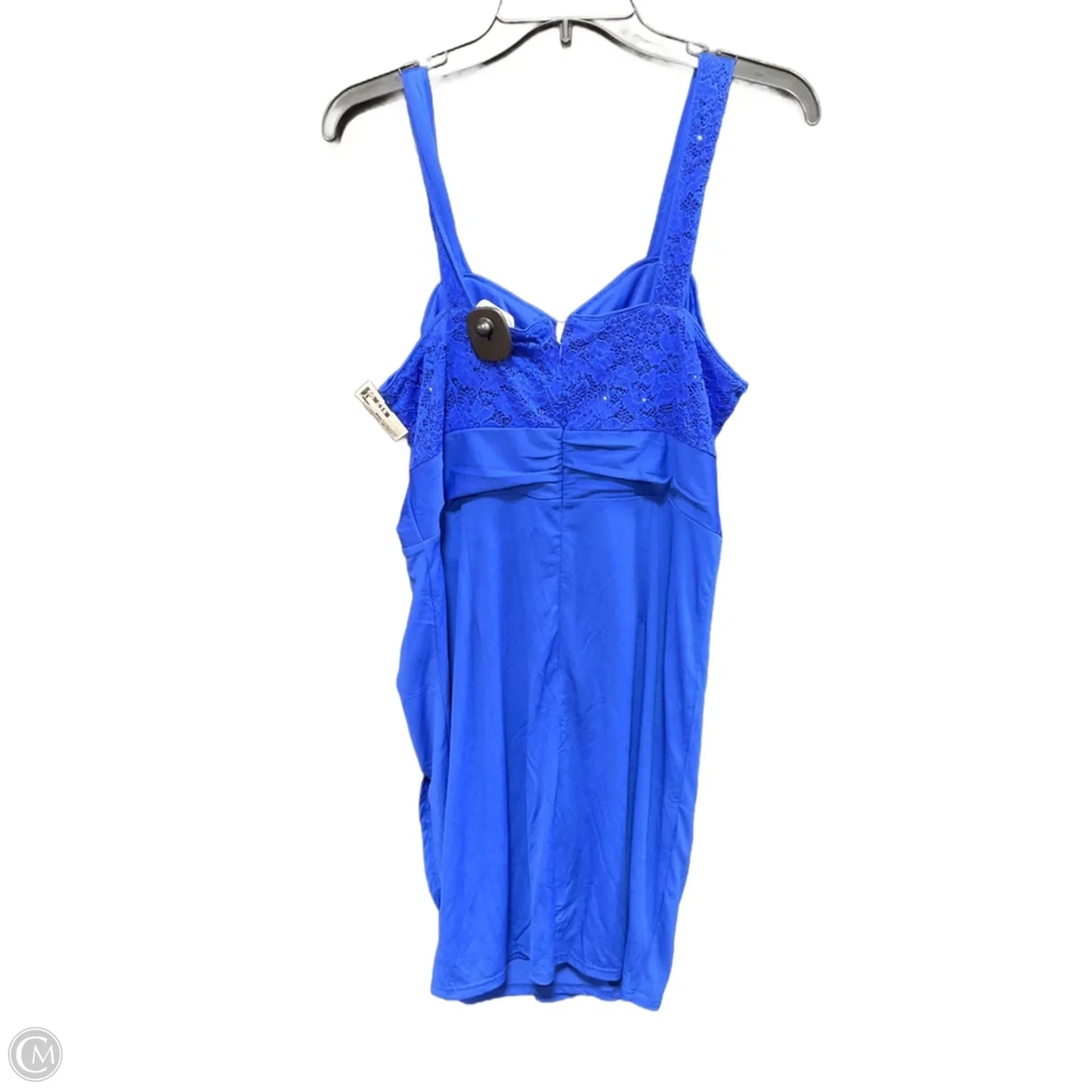 Dress Casual Short By Grace Karin In Blue, Size: L