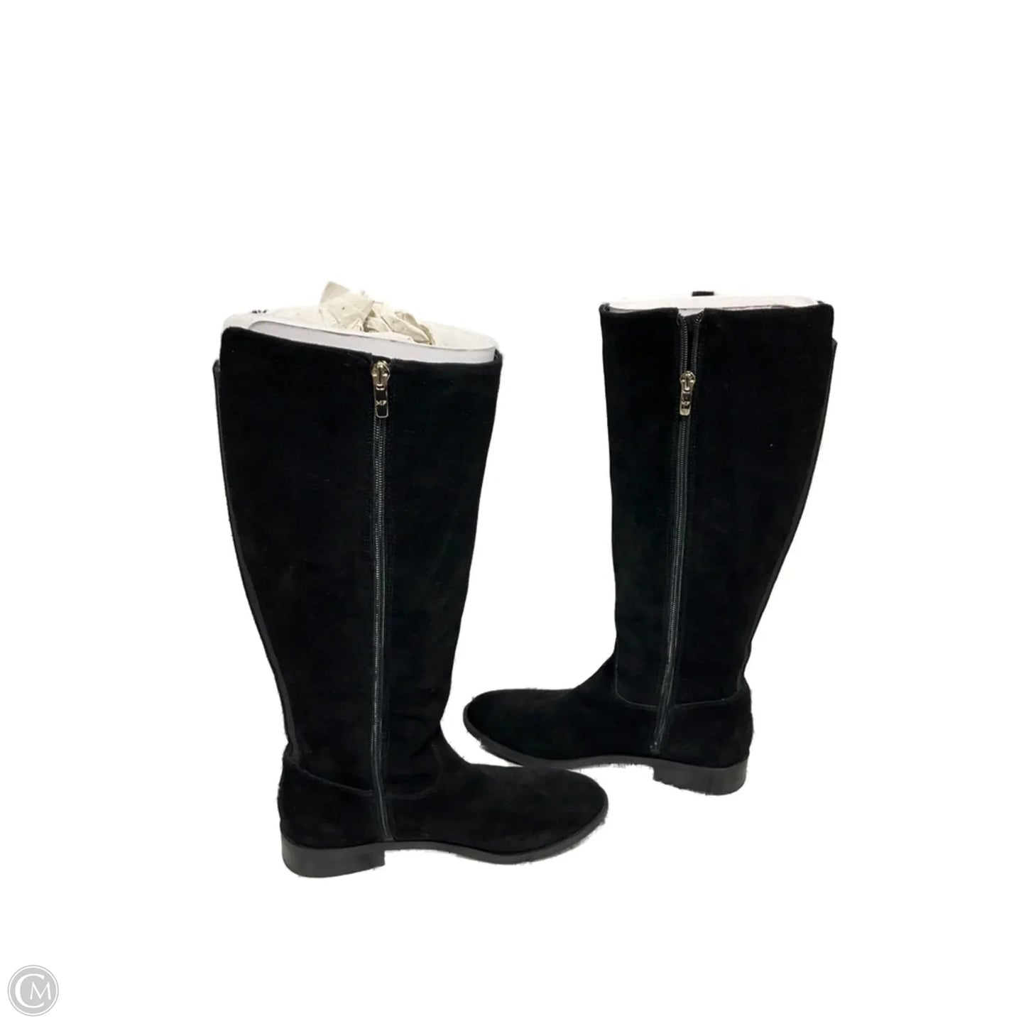 Boots Knee Flats By Marc Fisher In Black, Size: 8