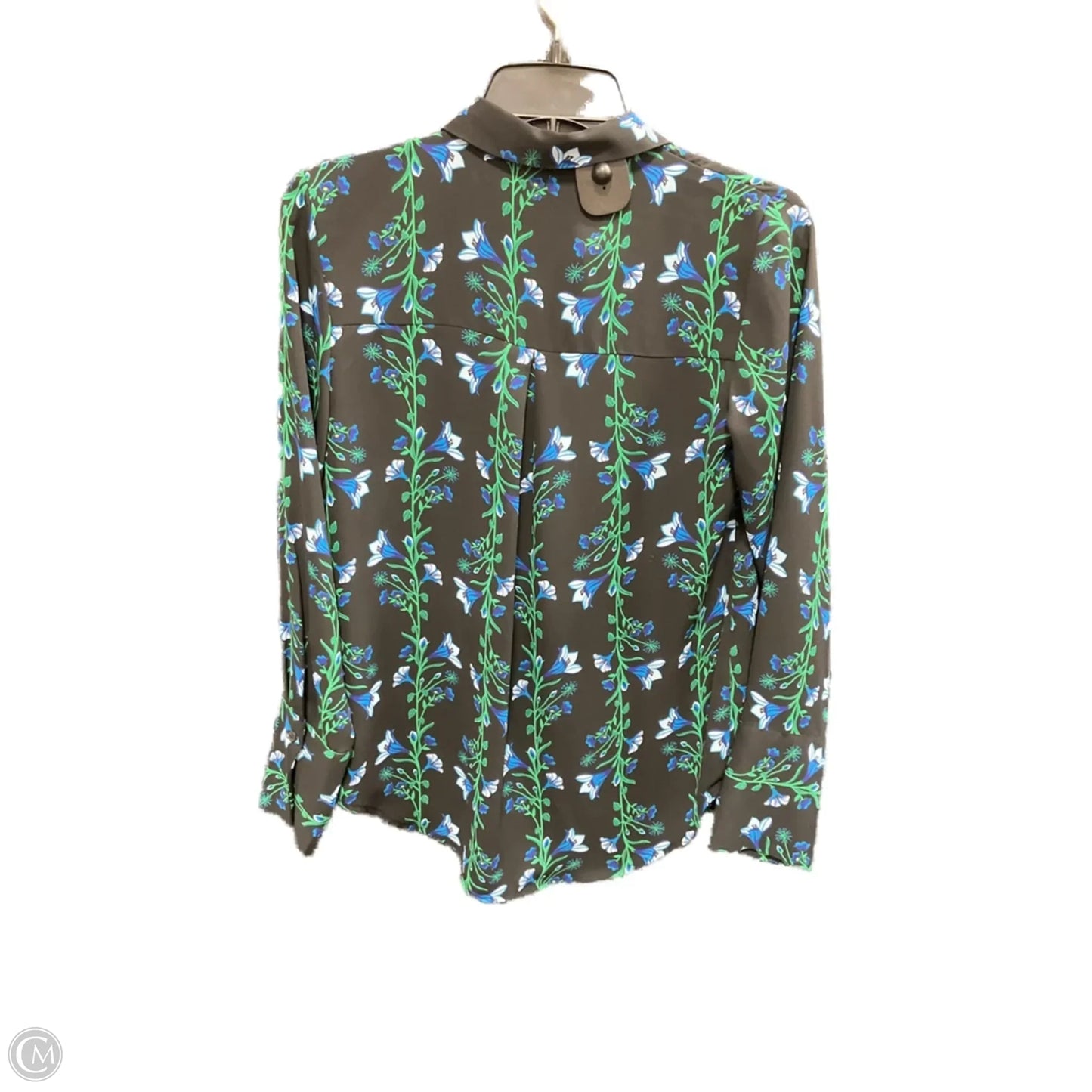 Blouse Long Sleeve By Ann Taylor In Floral Print, Size: Xs