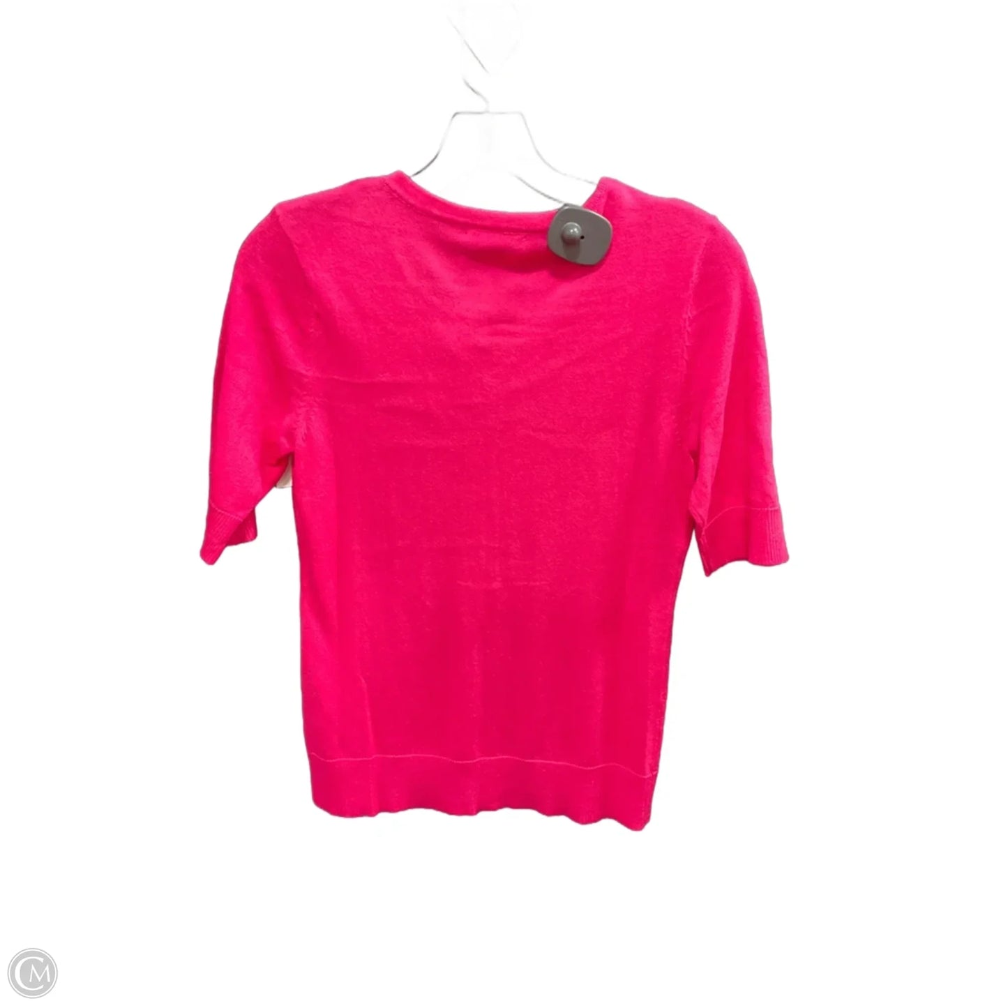 Top Short Sleeve By New York And Co In Pink, Size: S