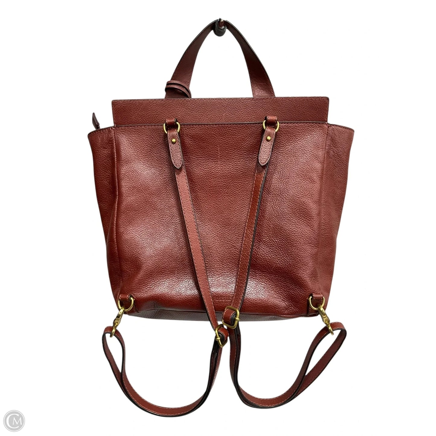 Backpack Leather By Fossil, Size: Medium