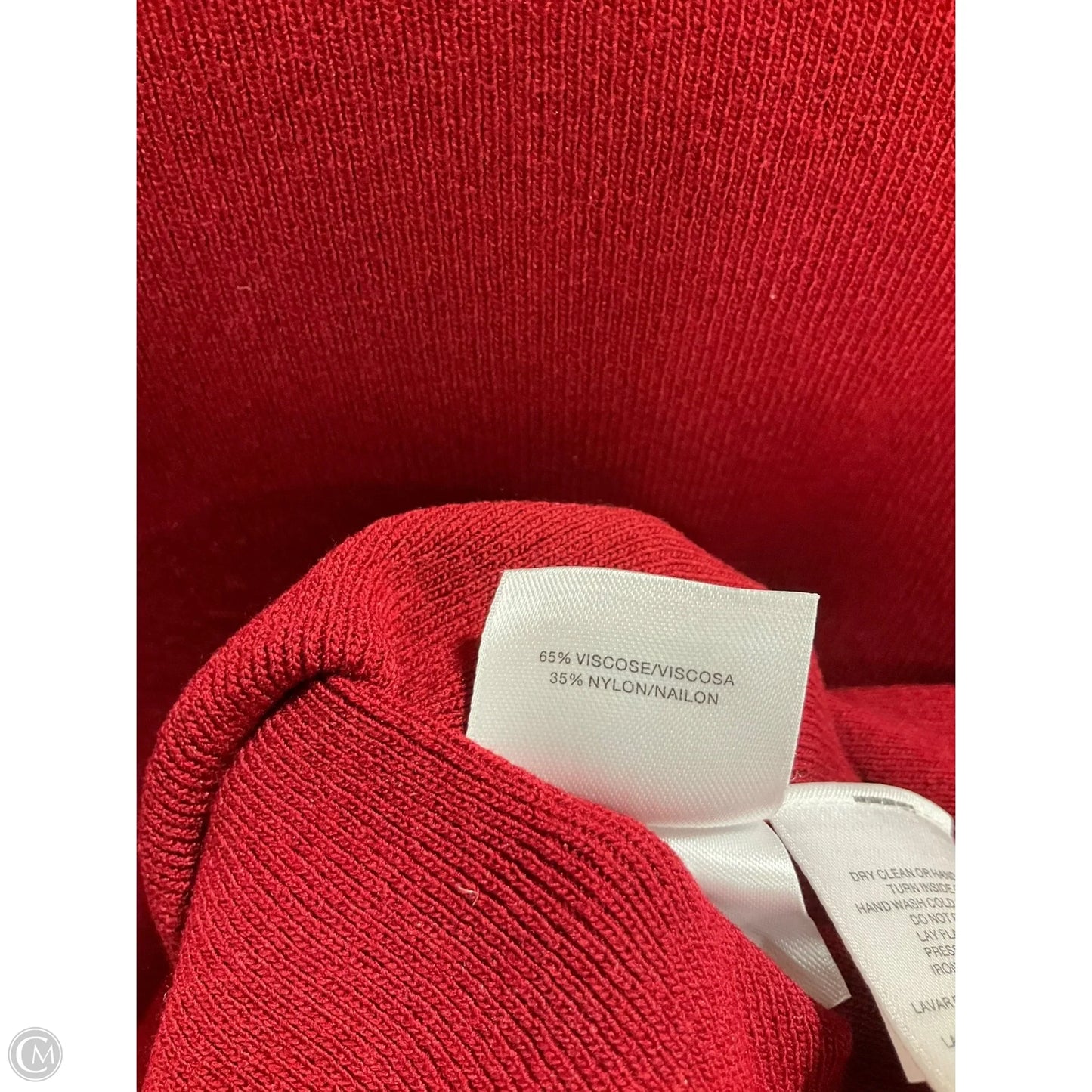 Top Short Sleeve By Anne Klein In Red, Size: Xs