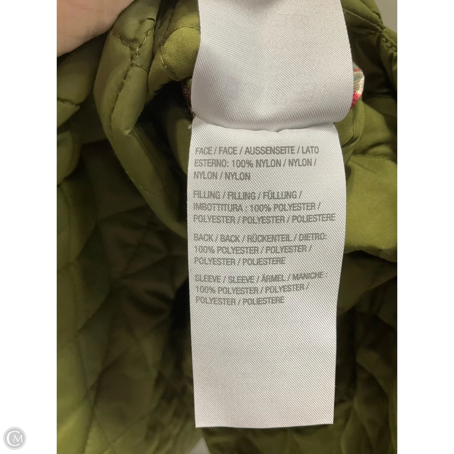 Jacket Puffer & Quilted By Clothes Mentor In Green, Size: 1x