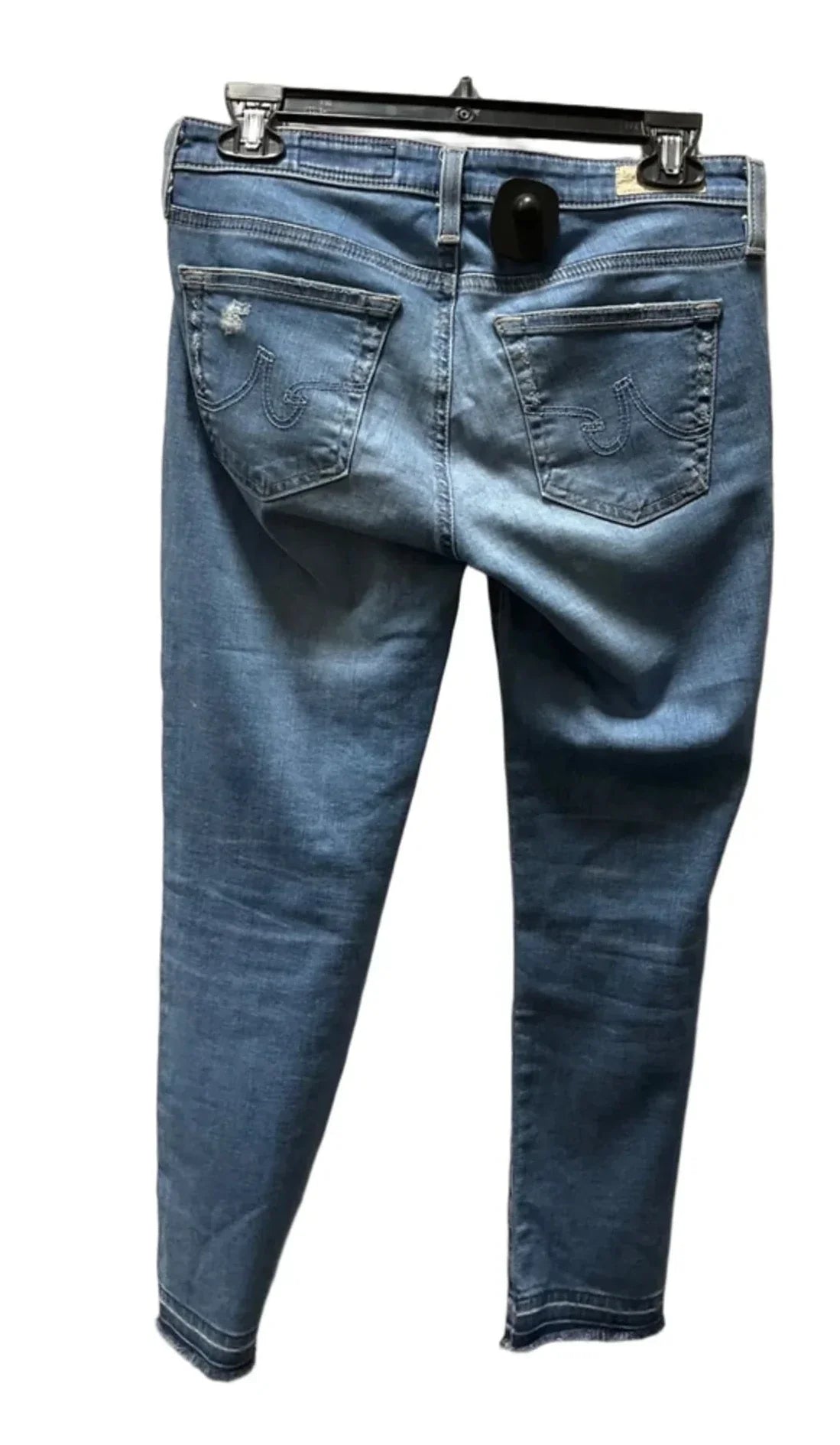 Jeans Skinny By Adriano Goldschmied In Blue Denim, Size: 6