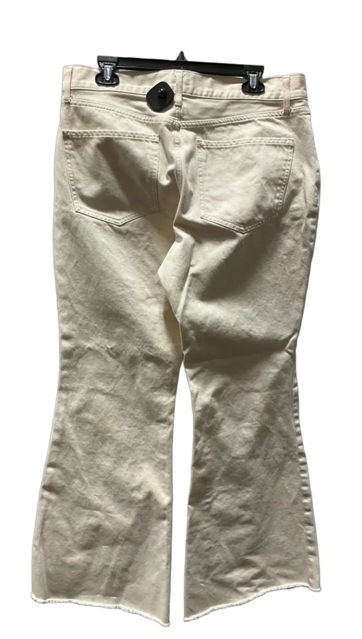 Jeans Flared By Express In Cream, Size: 12