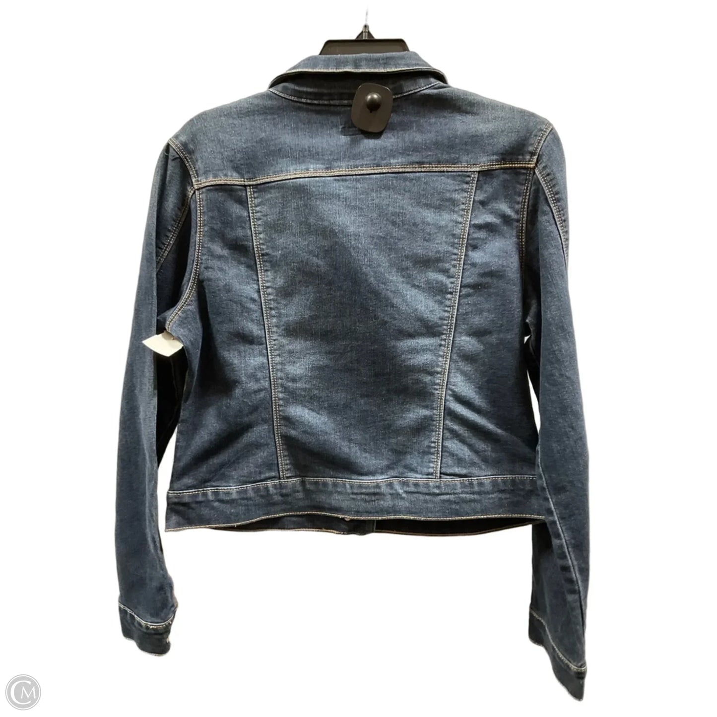 Jacket Denim By Falls Creek In Blue Denim, Size: M
