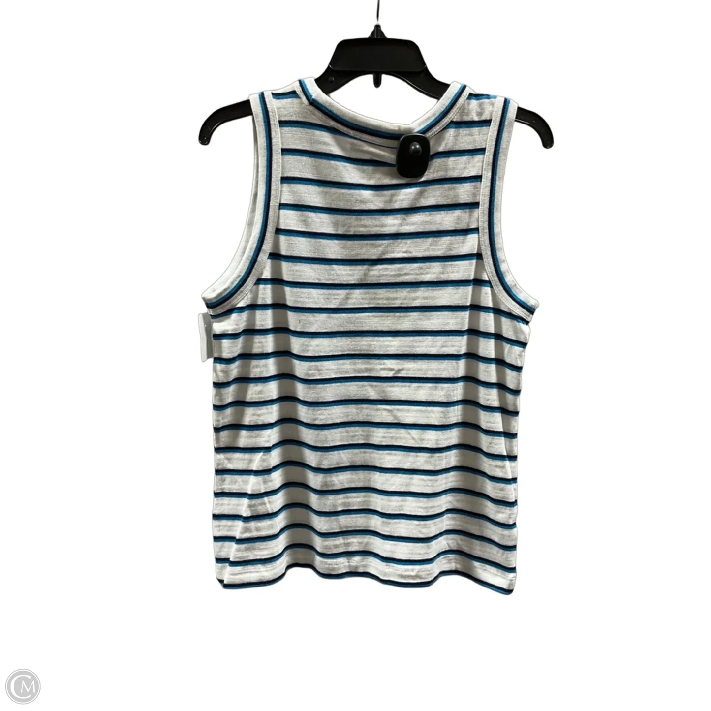 Top Sleeveless Basic By Loft In Striped Pattern, Size: M