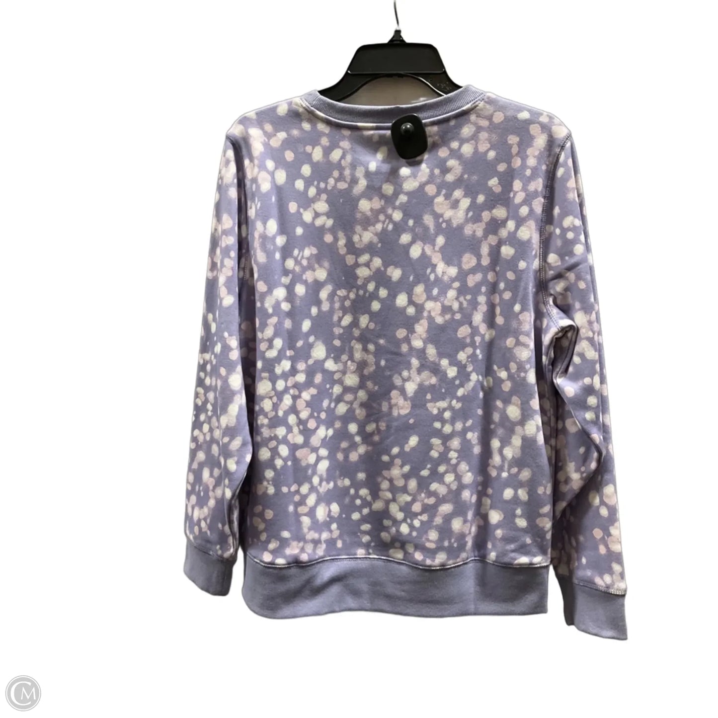 Athletic Sweatshirt Crewneck By Tek Gear In Purple, Size: M