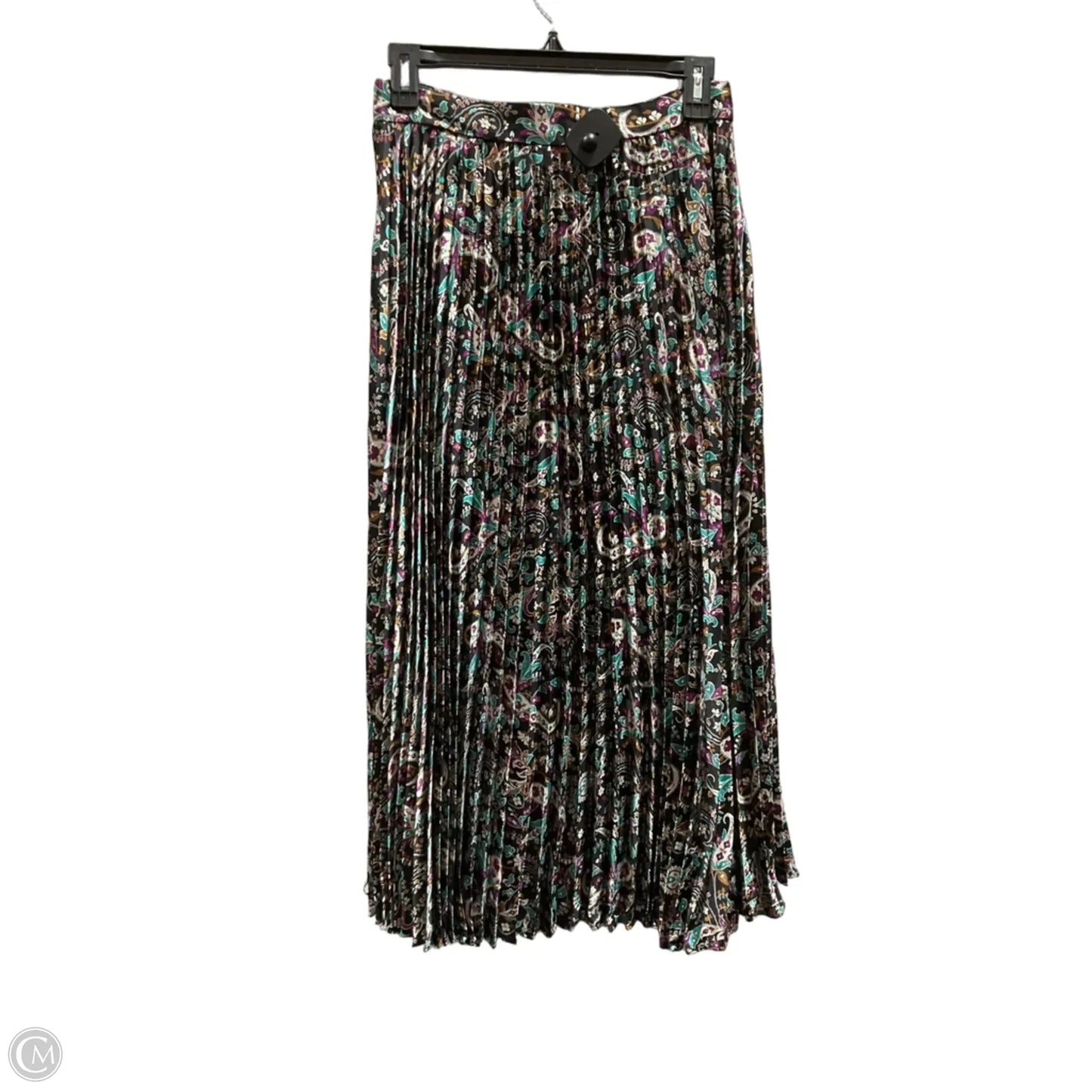 Skirt Midi By Ann Taylor In Paisley Print, Size: 0