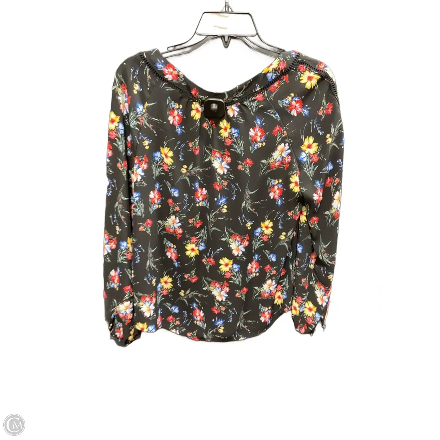 Top Long Sleeve By White House Black Market In Black, Size: 4