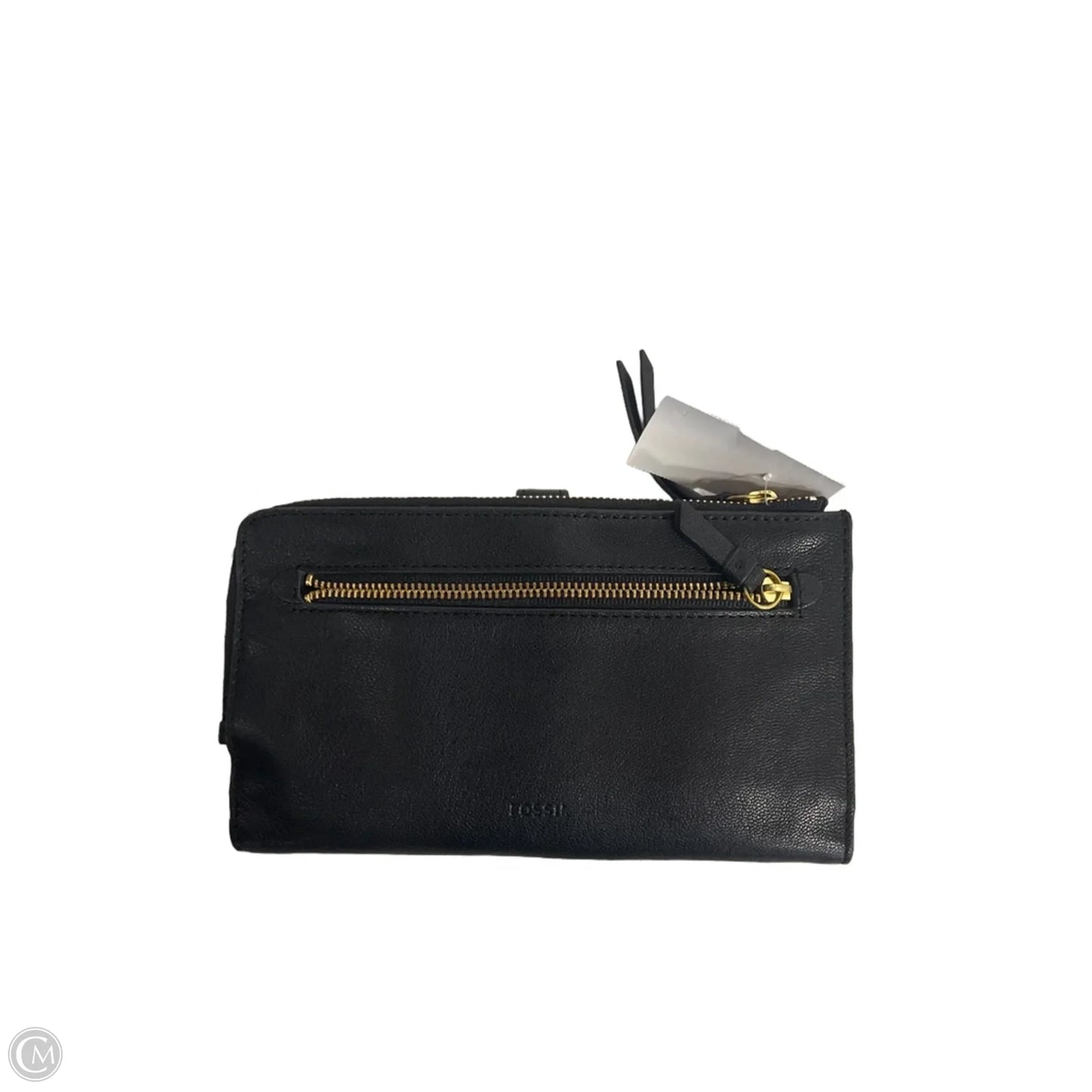 Wallet Leather By Fossil, Size: Medium