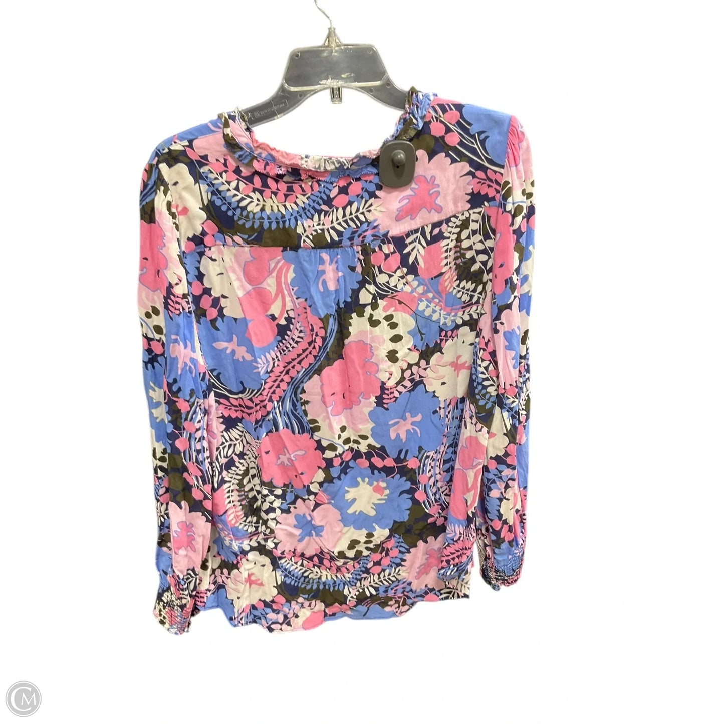 Top Long Sleeve By Talbots In Multi-colored, Size: Xl