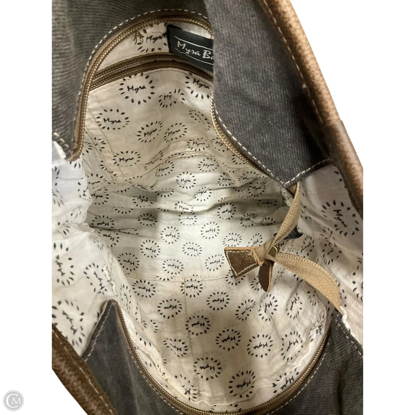 Crossbody Leather By Myra, Size: Medium