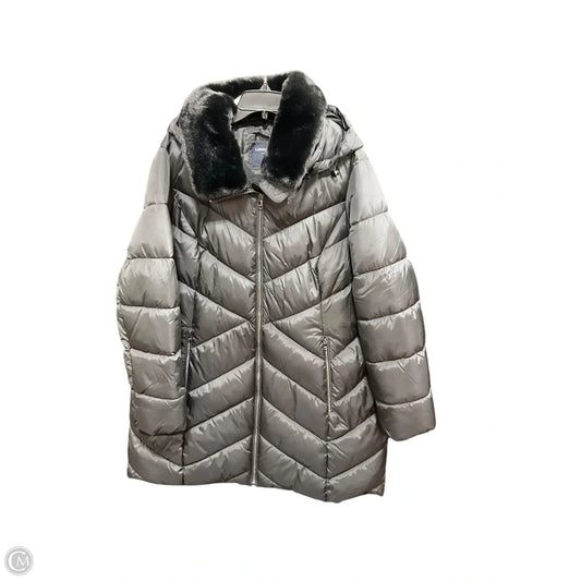 Coat Puffer & Quilted By London Fog In Black, Size: Xxl