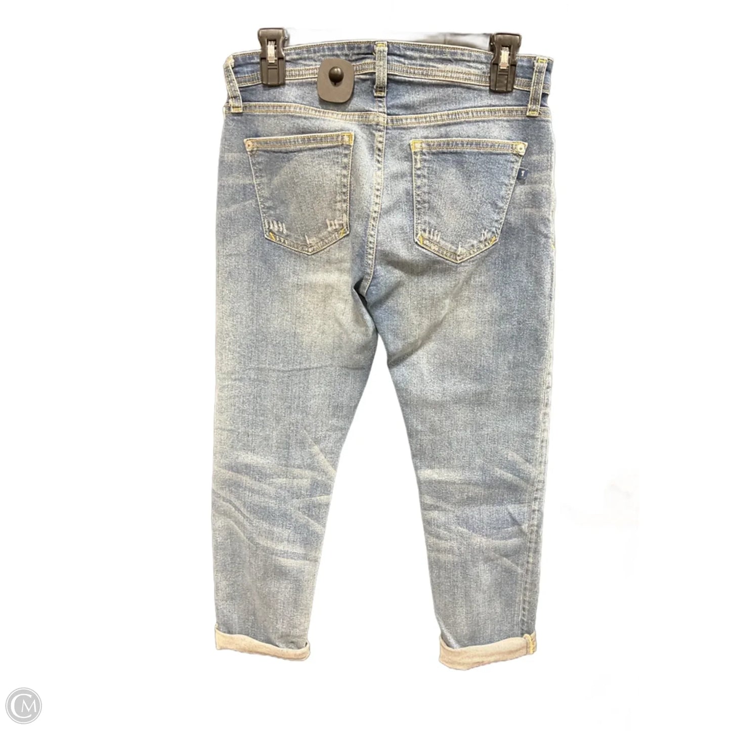 Jeans Straight By Pilcro In Blue Denim, Size: 4