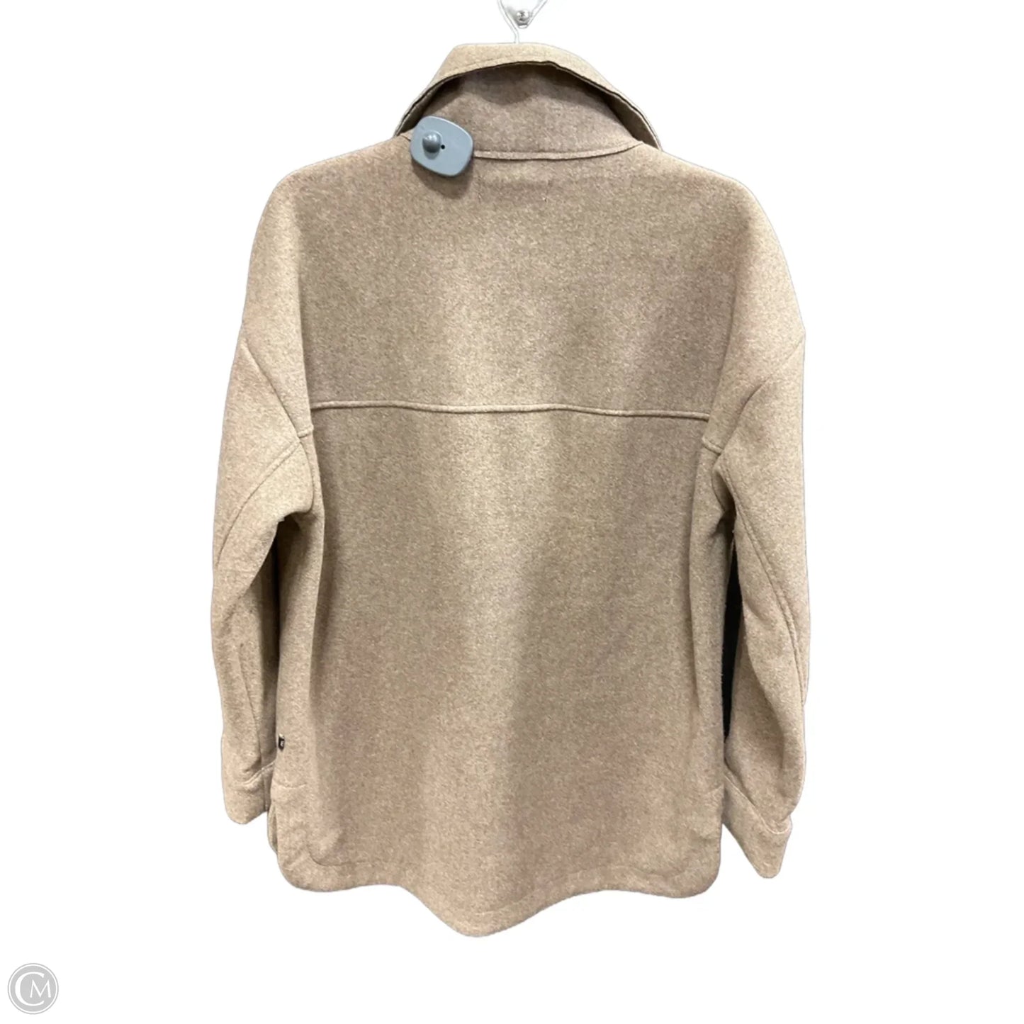 Jacket Faux Fur & Sherpa By Banana Republic In Brown, Size: M