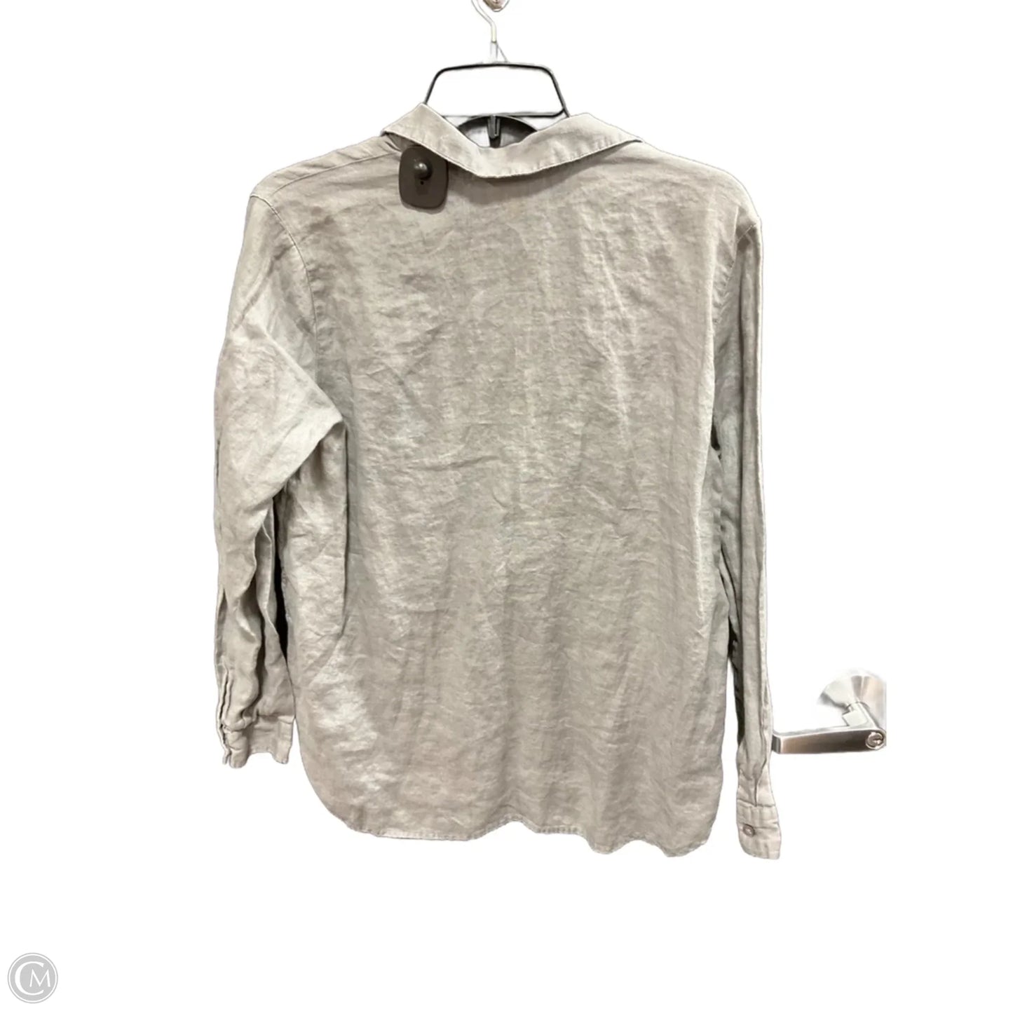 Blouse Long Sleeve By J. Jill In Grey, Size: Xs