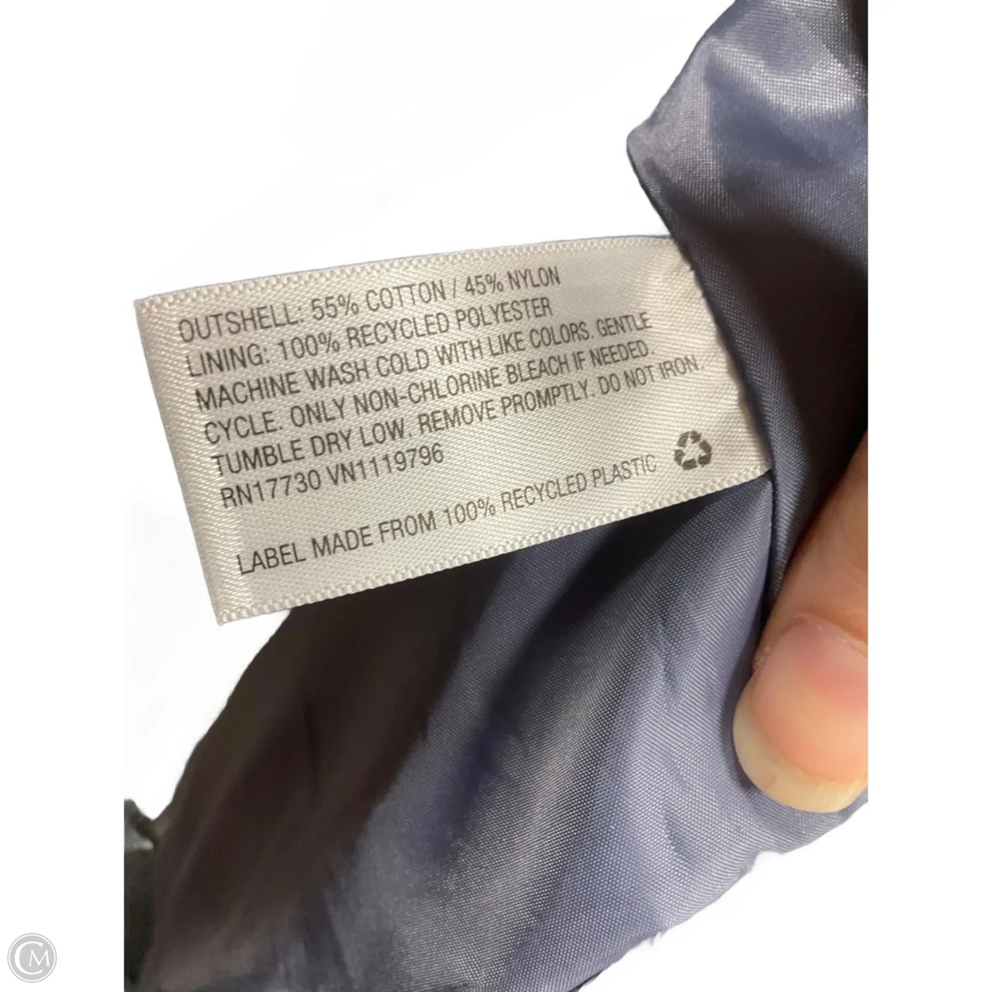 Coat Trench Coat By A New Day In Blue, Size: Xs