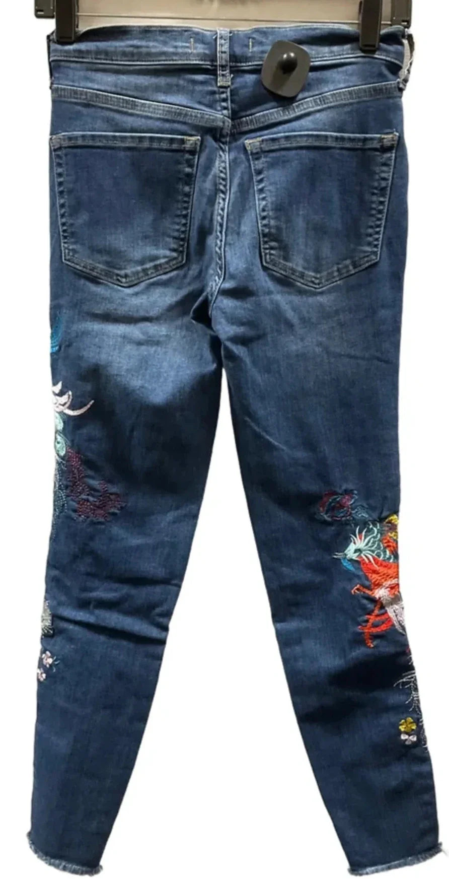 Jeans Skinny By Free People In Blue Denim, Size: 2