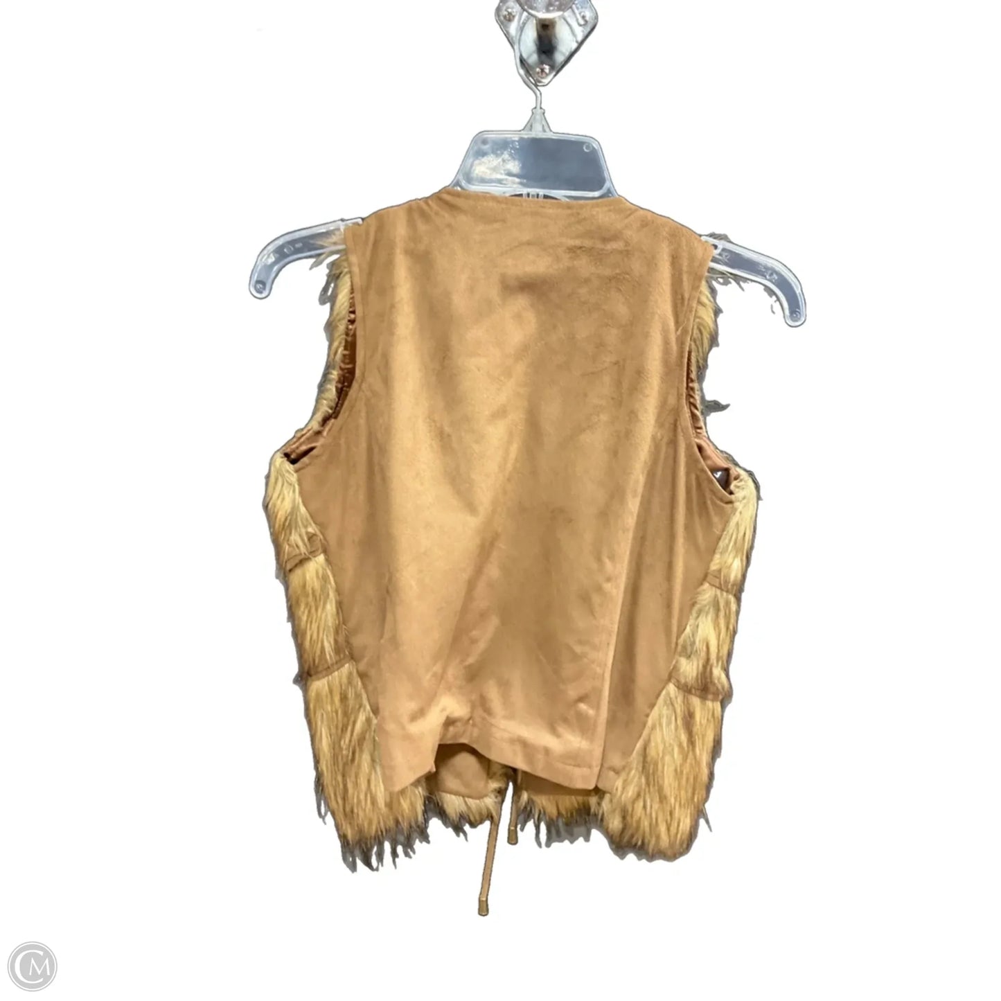 Vest Faux Fur & Sherpa By Bagatelle In Brown, Size: Xs