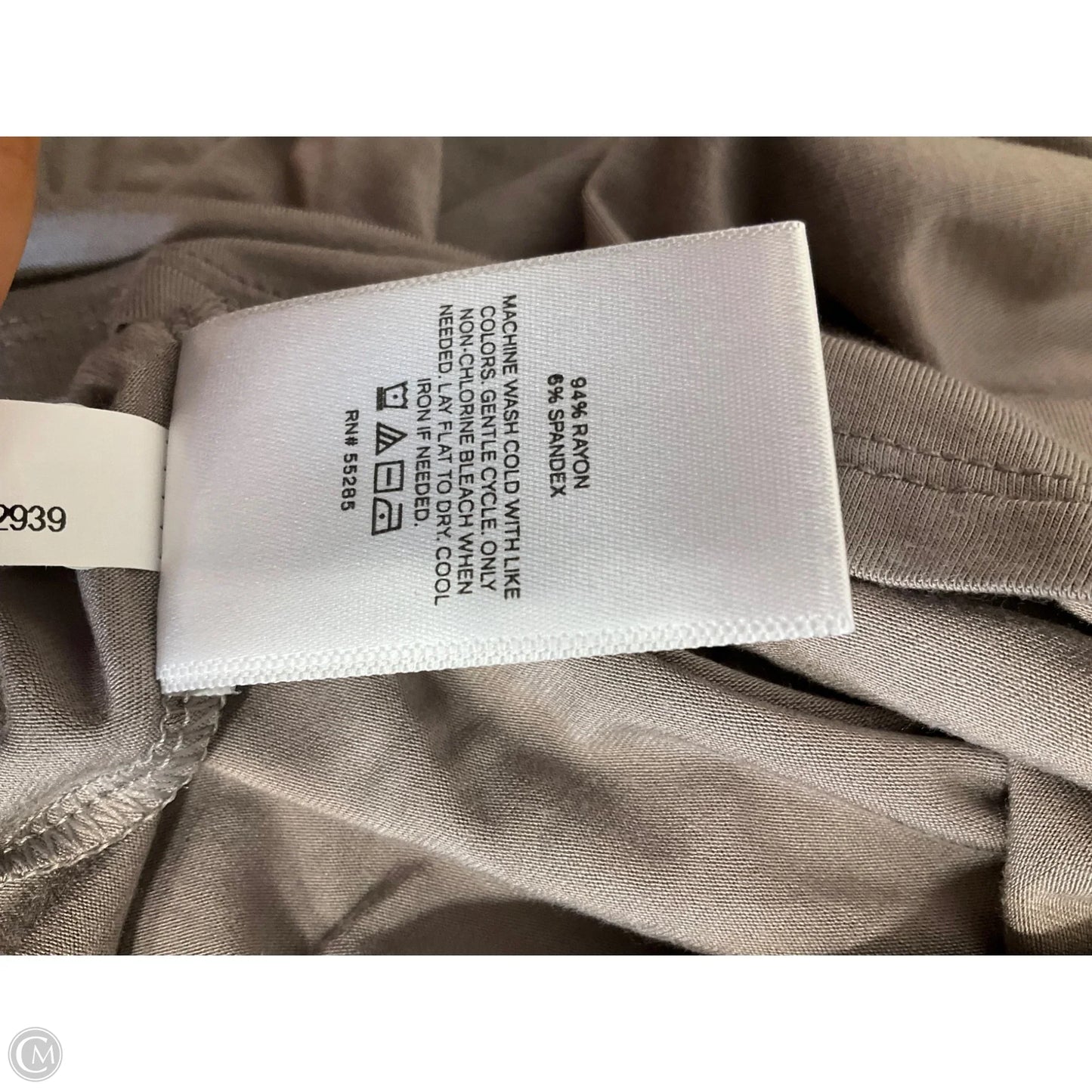 Top Short Sleeve Basic By Express In Grey, Size: Xs