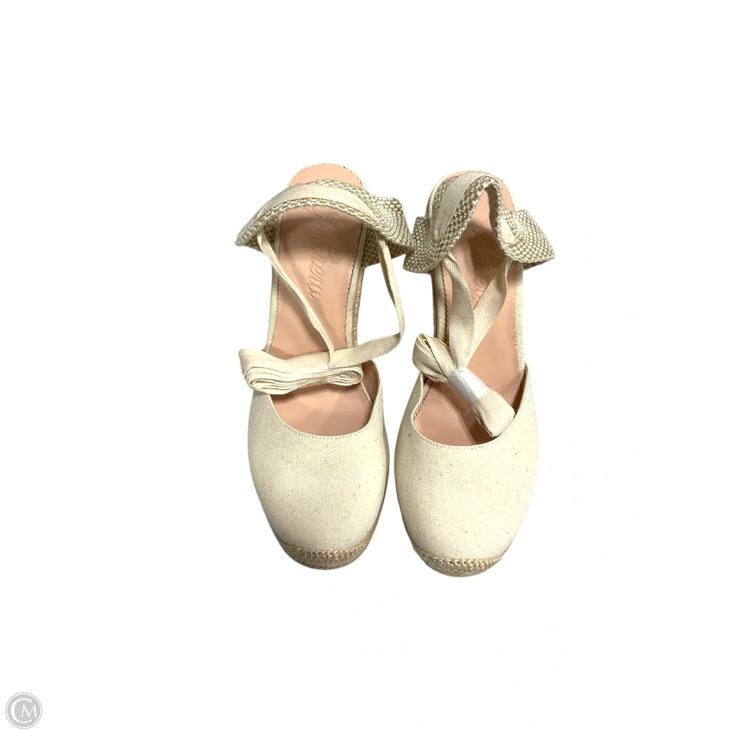 Sandals Heels Wedge By J. Crew In White, Size: 10.5