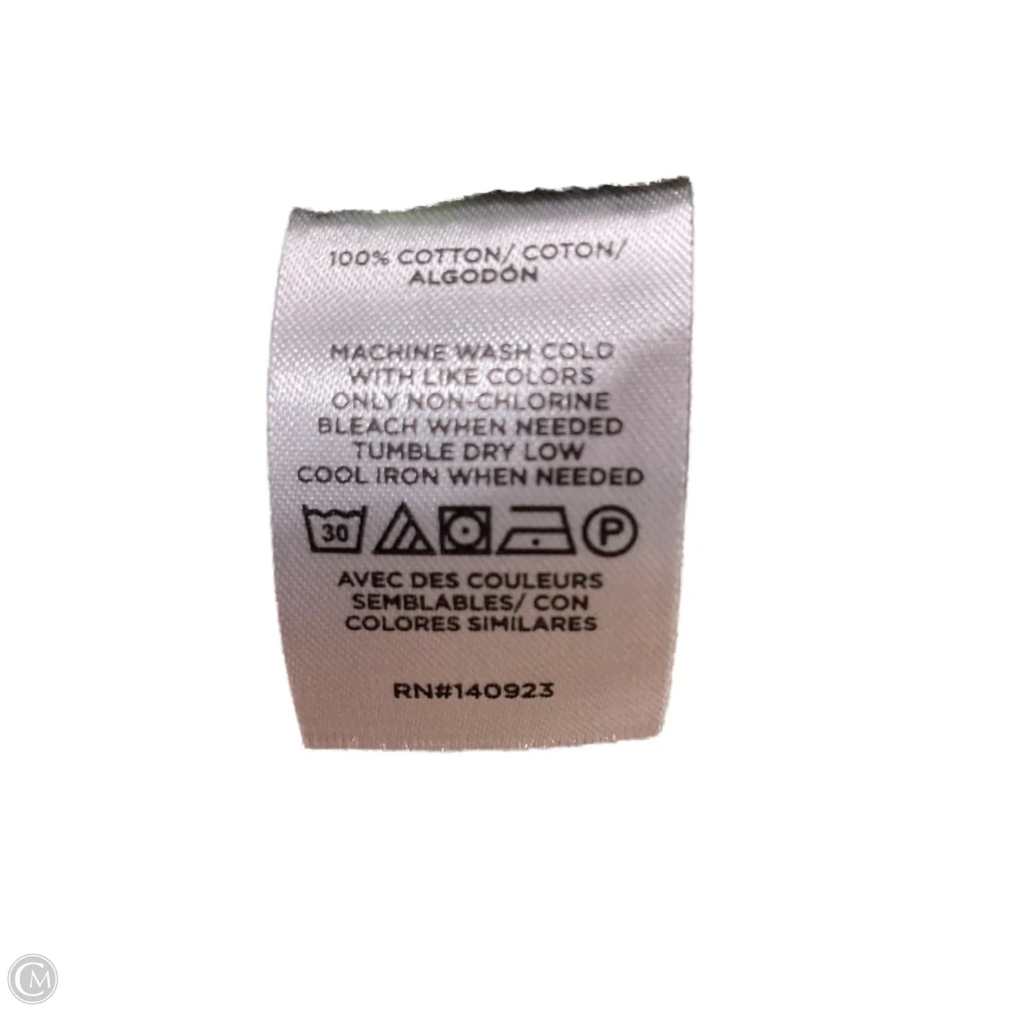 Top Short Sleeve By Loft In Green, Size: M