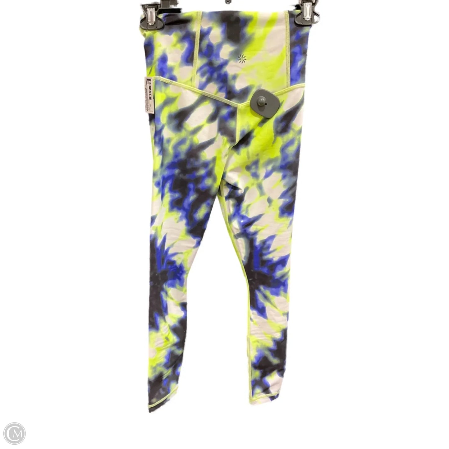 Athletic Leggings By Athleta In Blue & Green, Size: Xxs