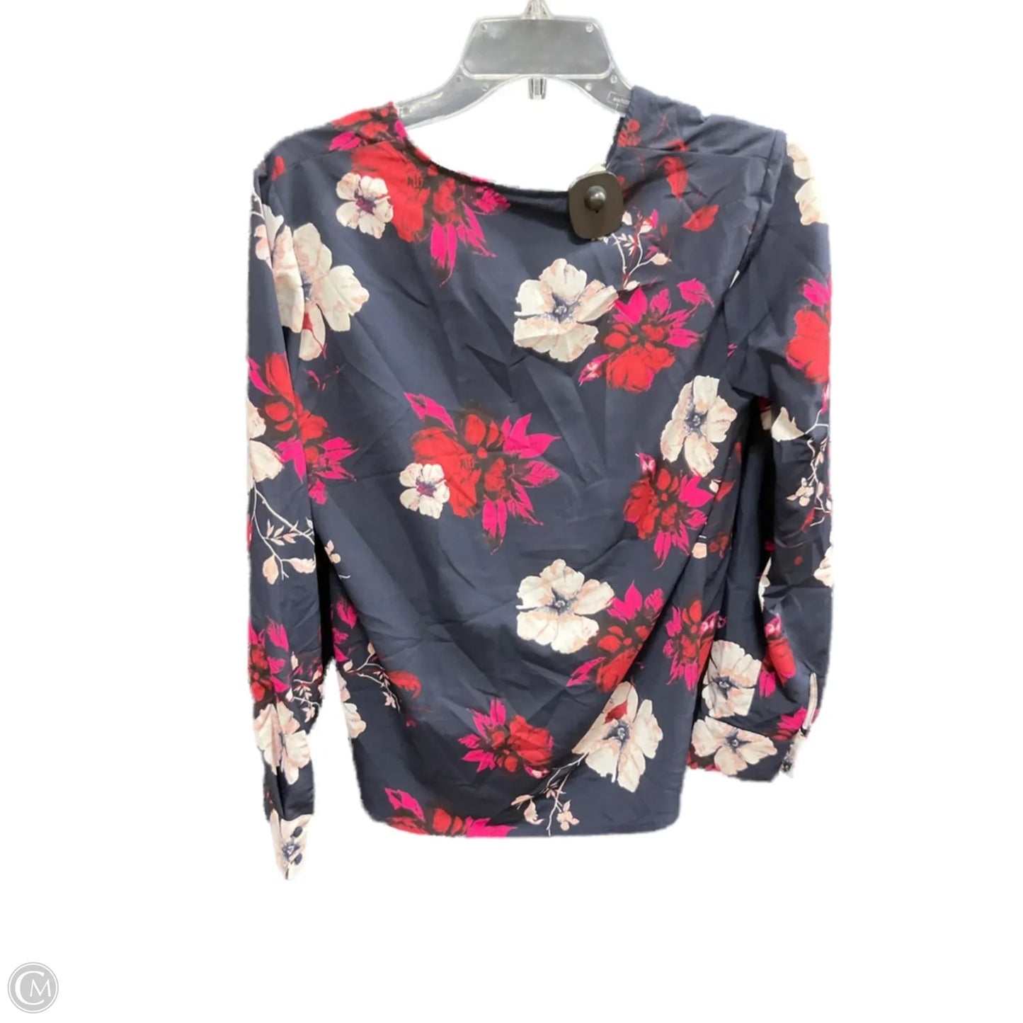 Top Long Sleeve By A New Day In Floral Print, Size: S