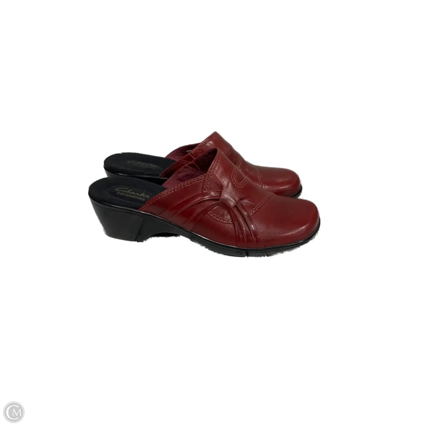 Shoes Heels Kitten By Clarks In Red, Size: 7