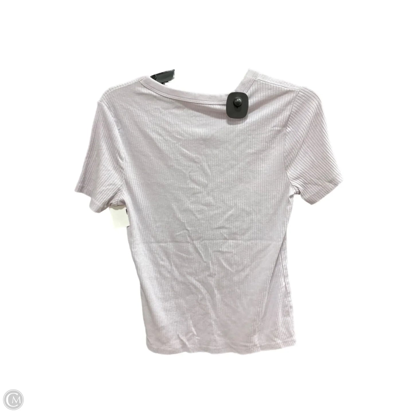 Top Short Sleeve Basic By A New Day In Purple, Size: M