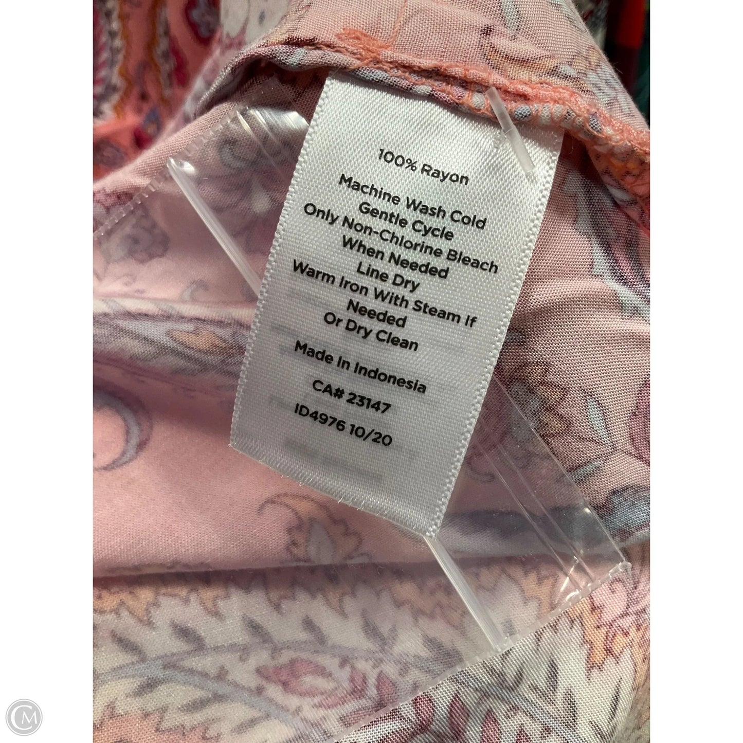 Top 3/4 Sleeve By Talbots In Pink, Size: 2x