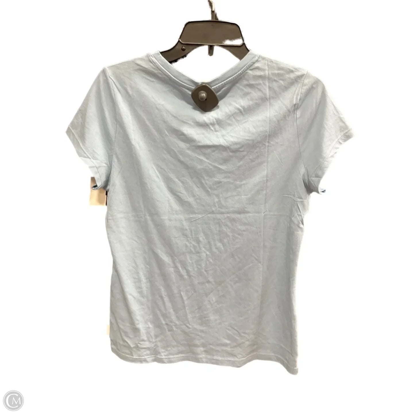 Top Short Sleeve Basic By Calvin Klein In Blue, Size: M