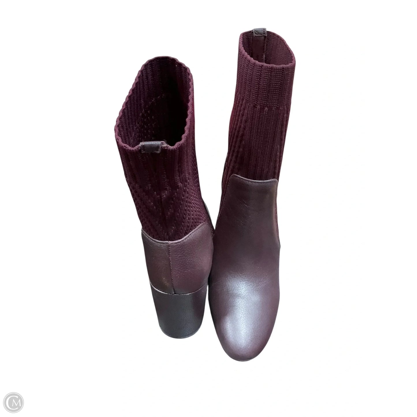 Boots Ankle Heels By Vince Camuto In Purple, Size: 10