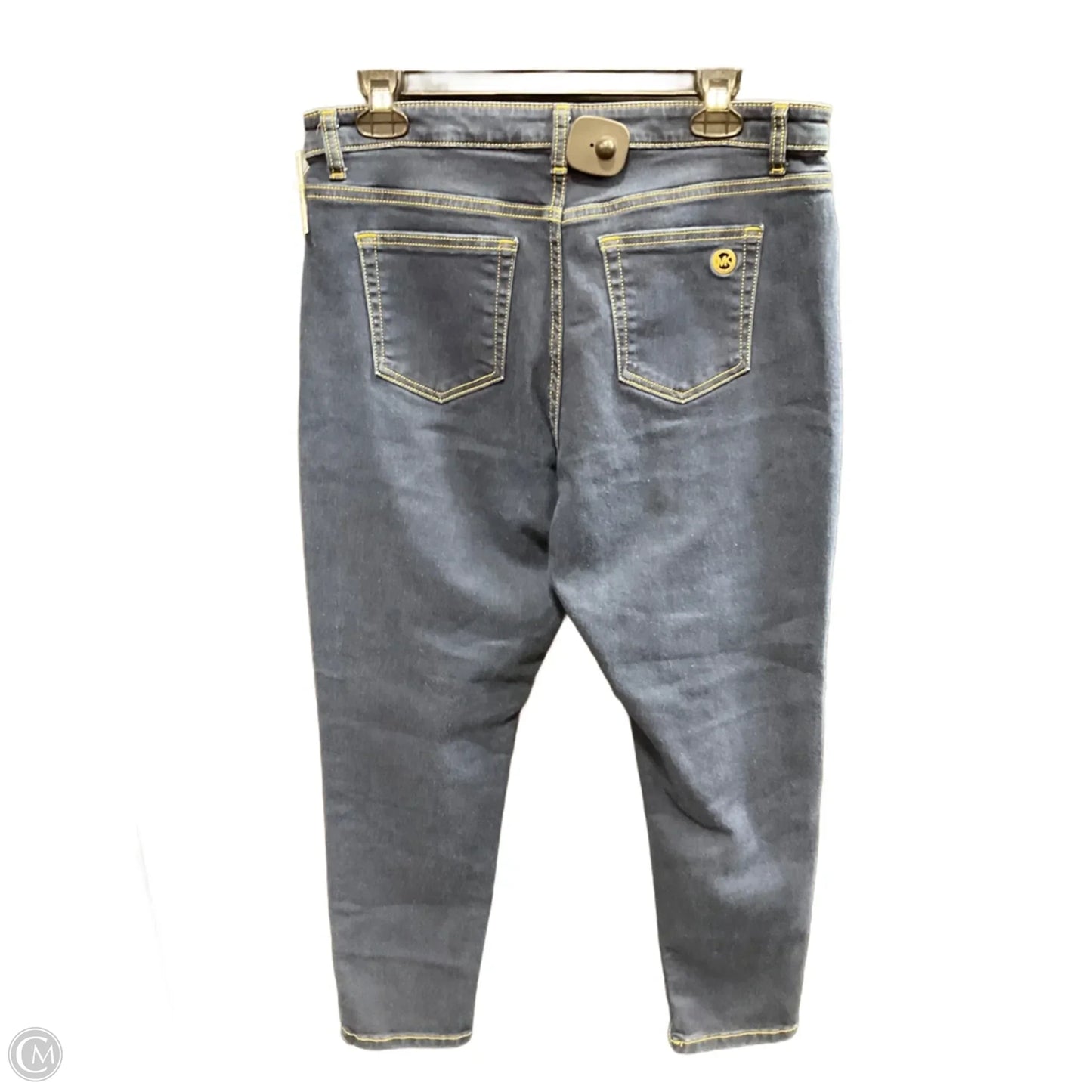 Jeans Skinny By Michael By Michael Kors In Blue Denim, Size: 14