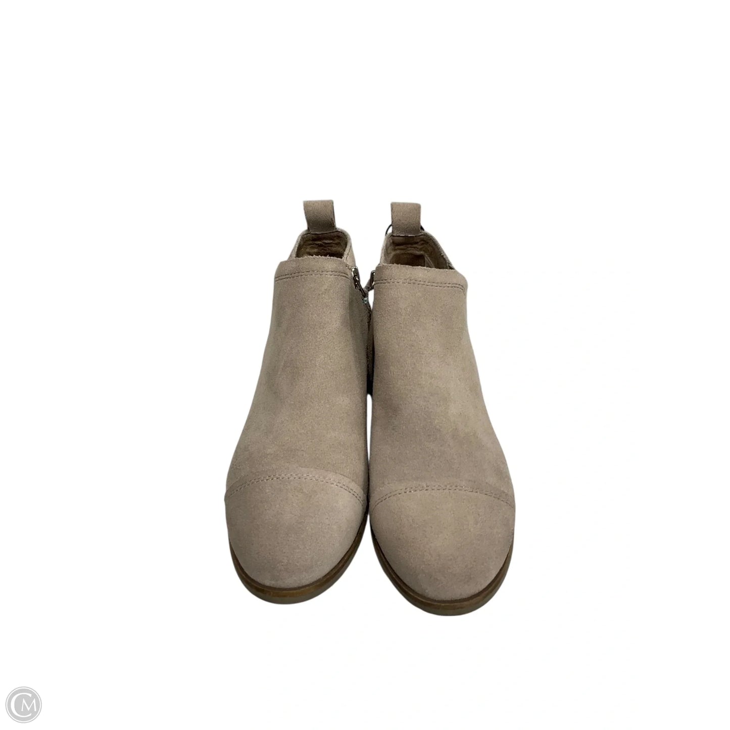 Boots Ankle Flats By Toms In Beige, Size: 8