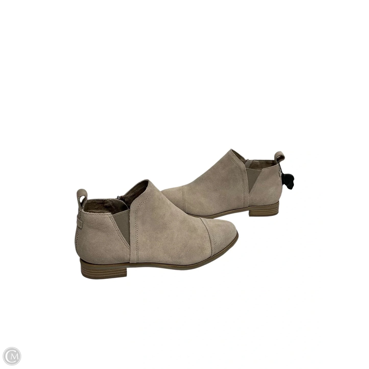 Boots Ankle Flats By Toms In Beige, Size: 8