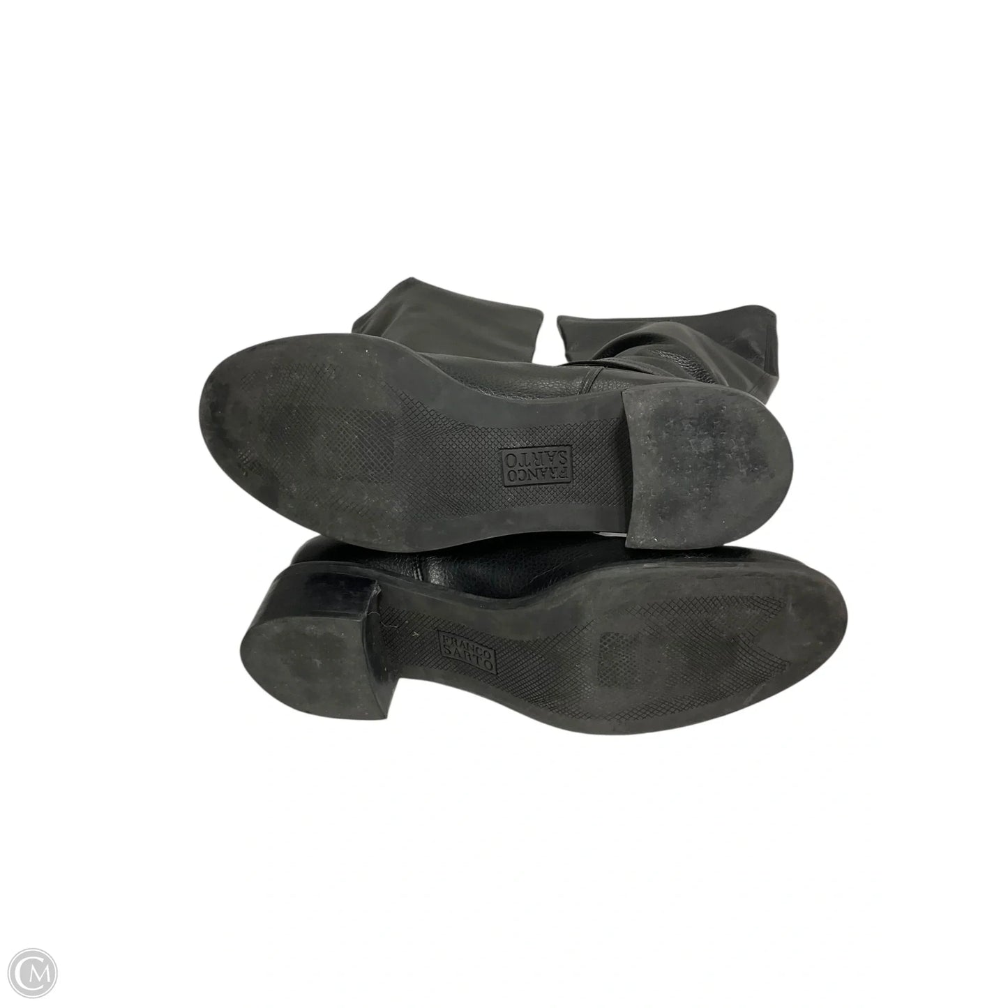 Boots Knee Heels By Franco Sarto In Black, Size: 8.5
