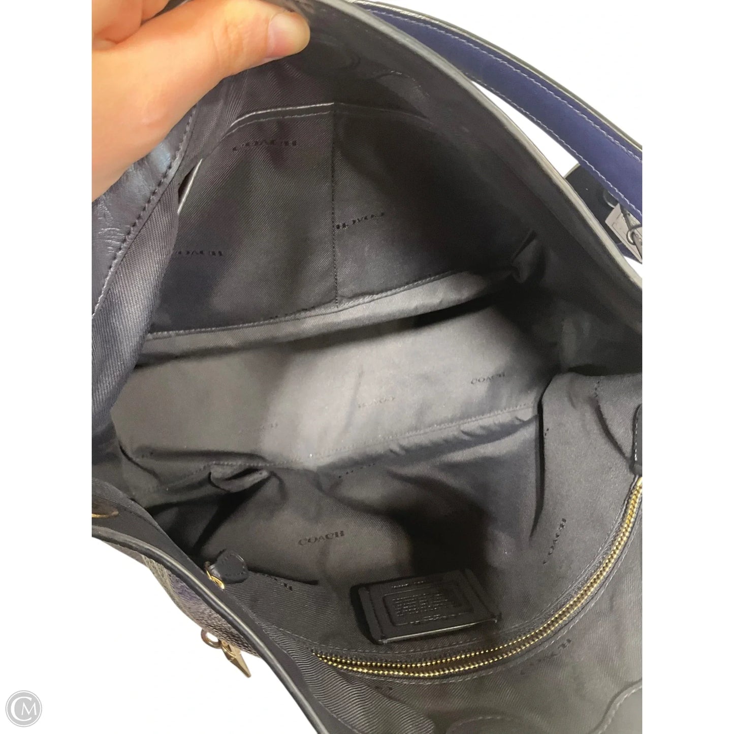 Handbag Designer By Coach, Size: Large