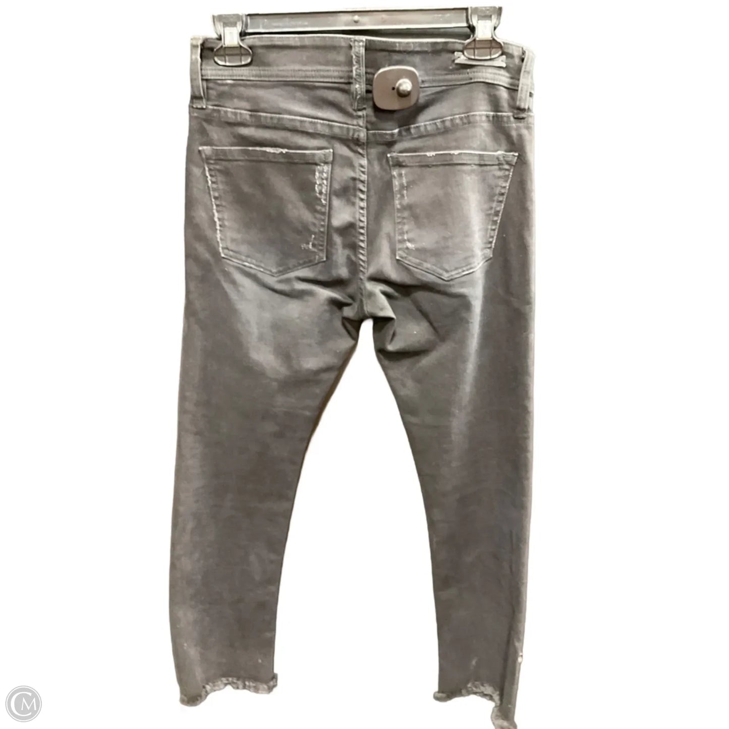 Jeans Straight By Pilcro In Black Denim, Size: 4