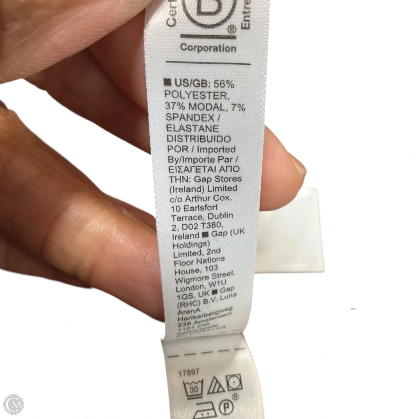 Athletic Top Short Sleeve By Athleta In Brown, Size: 2x