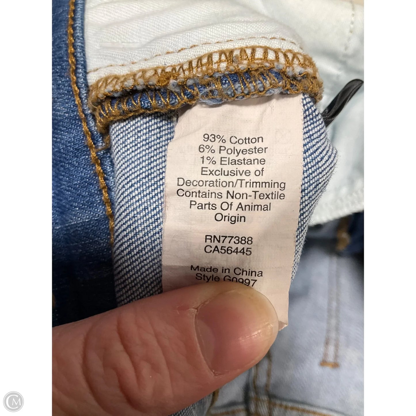 Jeans Boot Cut By Madewell In Blue Denim, Size: 2